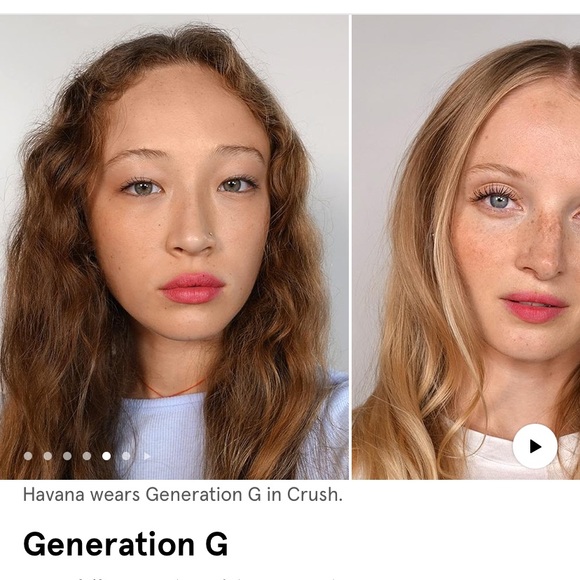 glossier sheer matte lipstick